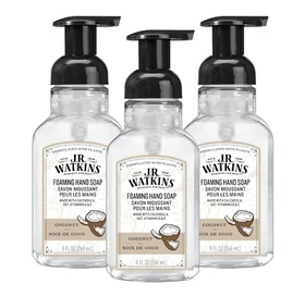 JR Watkins Foaming Hand Soap Moisturizing Natural Alcohol Free 9-fl oz, 3-Pack JR Watkins Foaming Hand Soap Moisturizing Natural Alcohol Free 9-fl oz, 3-Pack