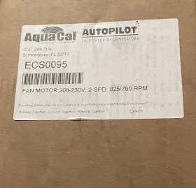 ECS0095 AQUACAL Fan Motor Pool Heat Pump ECS0095 AQUACAL Fan Motor Pool Heat Pump