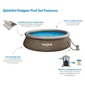 P1N01236A-U-B FUNSICLE Quickset Ring Swimming Pool #3