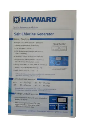 092573-REV-B HAYWARD Salt Cl Generator Manual