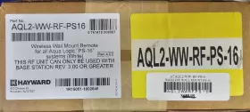 AQL2-WW-RF-PS-16 HAYWARD Wireless Wall Mount Remote AQL2-WW-RF-PS-16 HAYWARD Wireless Wall Mount Remote