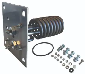 12-0010F-K HYDROQUIP Square Flange Heating-element
