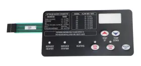 472610Z PENTAIR Switch Membrane Pad Mastertemp Pool Spa 472610Z PENTAIR Switch Membrane Pad Mastertemp Pool Spa