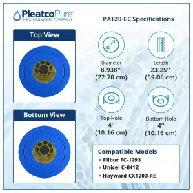 PA120-EC PLEATCO Cartridge #2 PA120-EC PLEATCO Cartridge #2