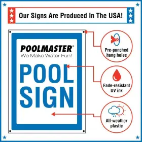 40385 POOLMASTER Swimming Pool Signs Spanish Prohibido Tirars #2