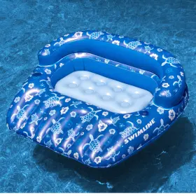 35260981 SWIM CENTRAL Inflatable Tropical Print Double Pool #2