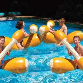 9084-02 SWIMLINE Log Flume Joust Pool Float Set 9084-02 SWIMLINE Log Flume Joust Pool Float Set