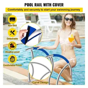 BXGY30X302PCSXI6UV0 VEVOR Pool Handrail Pack Swimming Stair #3