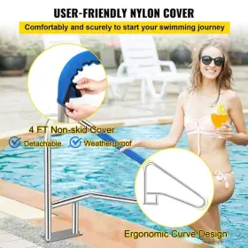 BXGYCFS4W55X32YC1V0 VEVOR Pool Railing Steel Rustproof #3