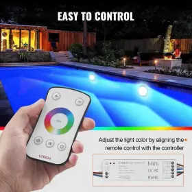 MDSYCD12V100JZUEAV9 VEVOR Led Pool Light Changing Inground #3