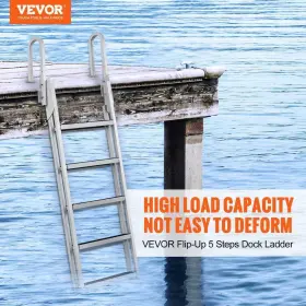 MTXTSFSJFHXJDZKVCV0 VEVOR Dock Up Pontoon Boat Step Ladder #2