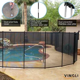 HD-5X12 VINGLI Pool Safety Fence Gound Swimming Mesh #3 HD-5X12 VINGLI Pool Safety Fence Gound Swimming Mesh #3