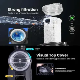 X003IMNOFV VIVOHOME Primming Dual Voltage Swimming Pool Pump #3