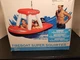 Swimline 60in Fire Boat Squirter Swimming Pool Inflatable Float Swimline 60in Fire Boat Squirter Swimming Pool Inflatable Float