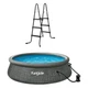 Funsicle SureStep 36 Inch 3 Stair Pool Ladder with QuickSet Above Ground Pool Funsicle SureStep 36 Inch 3 Stair Pool Ladder with QuickSet Above Ground Pool