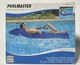 NEW Poolmaster Adjustable Chaise Lounge Pool Float 37.5x80 Blue White NEW Poolmaster Adjustable Chaise Lounge Pool Float 37.5x80 Blue White