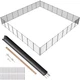 VEVOR Pool Fence, 4 x 96 FT Pool Fences for Inground Pools, Removable Child Safe