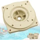 356012 Seal Plate Almond For Pentair SuperFlo Sta-Rite Pool Pump Mounting Plate 356012 Seal Plate Almond For Pentair SuperFlo Sta-Rite Pool Pump Mounting Plate