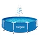 Funsicle 36” SureStep 3 Stair Pool Ladder w/ 12' x 30" QuickSet Inflatable Pool Funsicle 36” SureStep 3 Stair Pool Ladder w/ 12' x 30" QuickSet Inflatable Pool