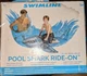 Swimline Swimming Pool Ride-On Shark Float Inflatable Toy Lounge w/Handles, 72" Swimline Swimming Pool Ride-On Shark Float Inflatable Toy Lounge w/Handles, 72"