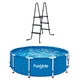 Funsicle SureStep 36 Inch 3 Stair Pool Ladder with 10' x 30" Above Ground Pool Funsicle SureStep 36 Inch 3 Stair Pool Ladder with 10' x 30" Above Ground Pool