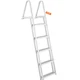 VEVOR Aluminum Dock Ladder Boat Dock Ladder Removable 5 Steps with 350lbs Load