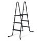 Funsicle 36" SureStep 3 Stair Above Ground Swimming Pool Ladder, Black(Open Box) Funsicle 36" SureStep 3 Stair Above Ground Swimming Pool Ladder, Black(Open Box)