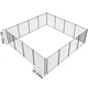 VEVOR Pool Fence, 4 x 48 FT Pool Fences for Inground Pools, Removable Child Safe