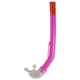 Swim Central 13" Pink and Clear Swimming Pool Youth Size Snorkel Accessory
