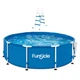 Funsicle 36” SureStep 3 Stair Pool Ladder w/ 10' x 30" QuickSet Inflatable Pool Funsicle 36” SureStep 3 Stair Pool Ladder w/ 10' x 30" QuickSet Inflatable Pool
