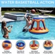 GIANT SHOOTBALL by Swimline Vinyl New Pool Water Basketball Game MB GIANT SHOOTBALL by Swimline Vinyl New Pool Water Basketball Game MB